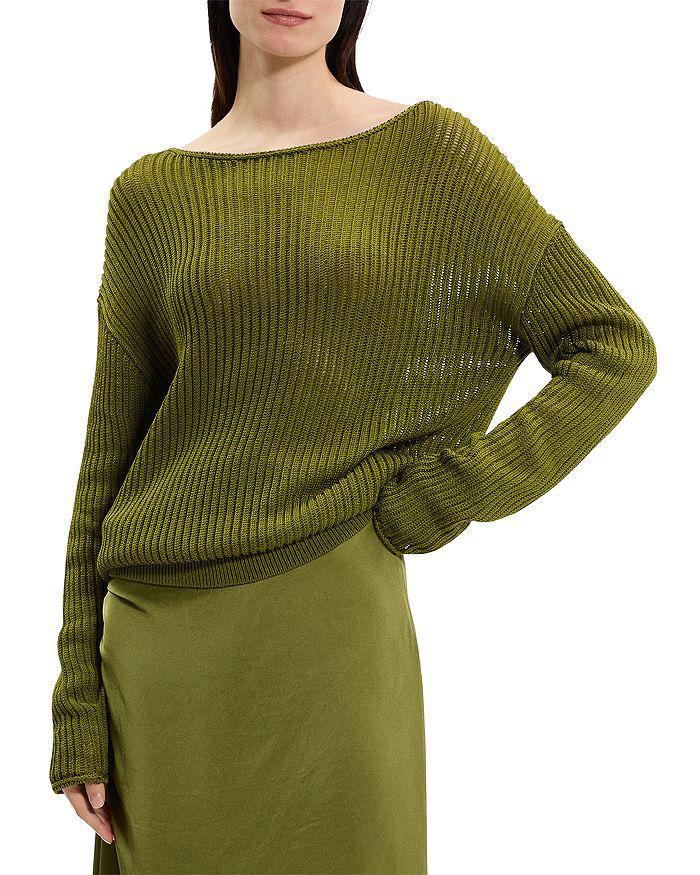 Theory Easy Open Neck Pullover Sweater