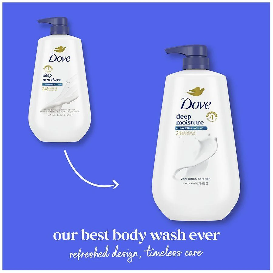 Dove Deep Moisture Body Wash with Pump 7