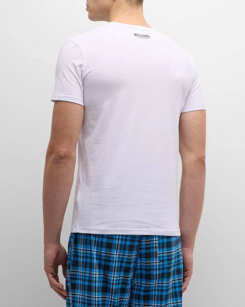 Moschino Men's 2-Pack T-Shirts with Back Logo 4