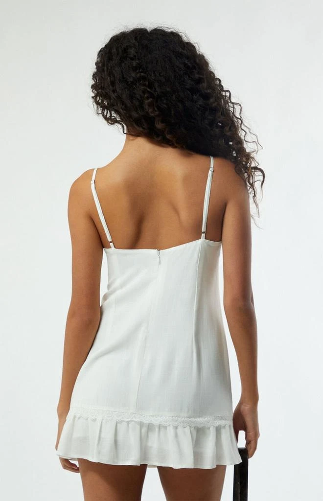 LA Hearts Aspyn Linen Babydoll Mini Dress 4