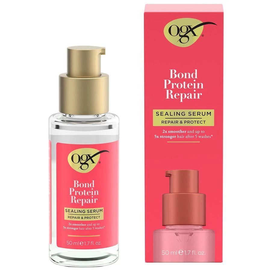 OGX Protect Bond Protein Repair Sealing Hair Serum 4