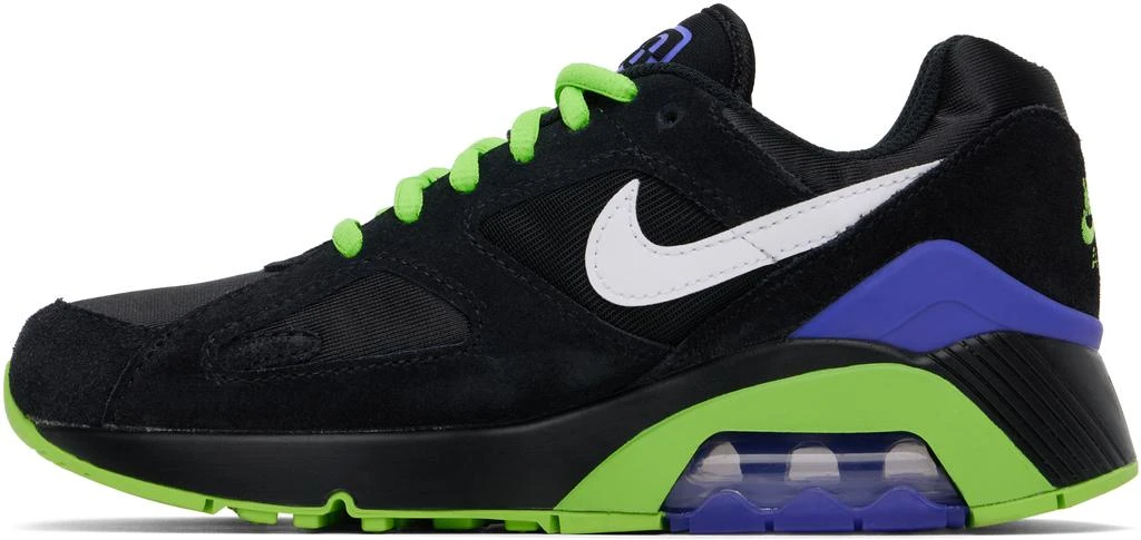 NIKE Black & Green Air Max 180 Beetlejuice Sneakers 3