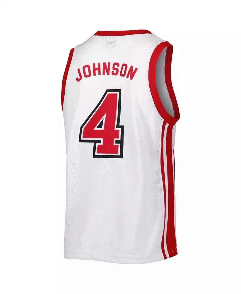 The Original Retro Brand Men's Larry Johnson White UNLV Rebels Alumni Commemorative Replica Basketball Jersey 5