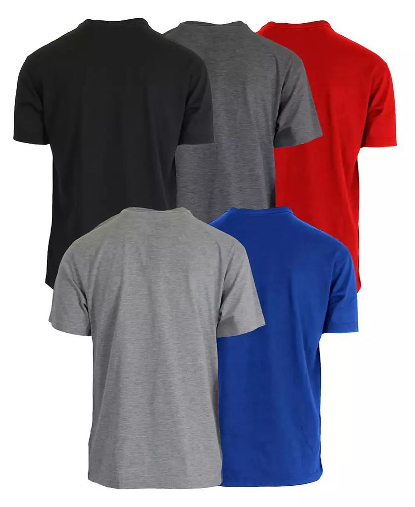 Blue Ice Men's Short Sleeve V-Neck Tee-5 Pack
