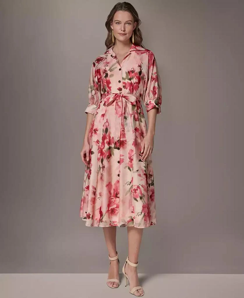 Donna Karan Petite Organza Shirt Dress