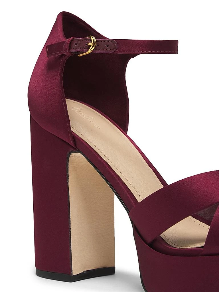 22élevé 115MM Satin Platform Sandals - Shoes - Free Shipping - BeyondStyle