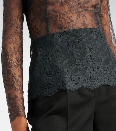 Dolce 
Gabbana High-neck floral lace top 5