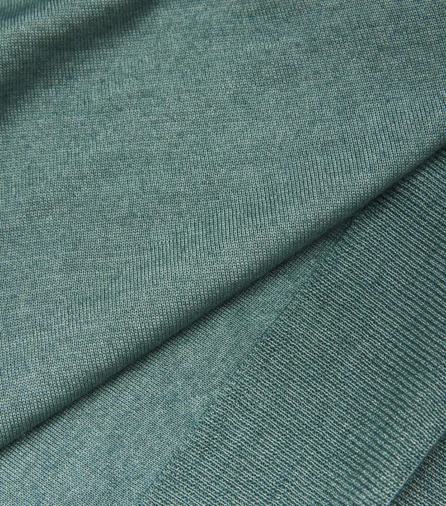 Canali Wool-Silk Polo Shirt 5
