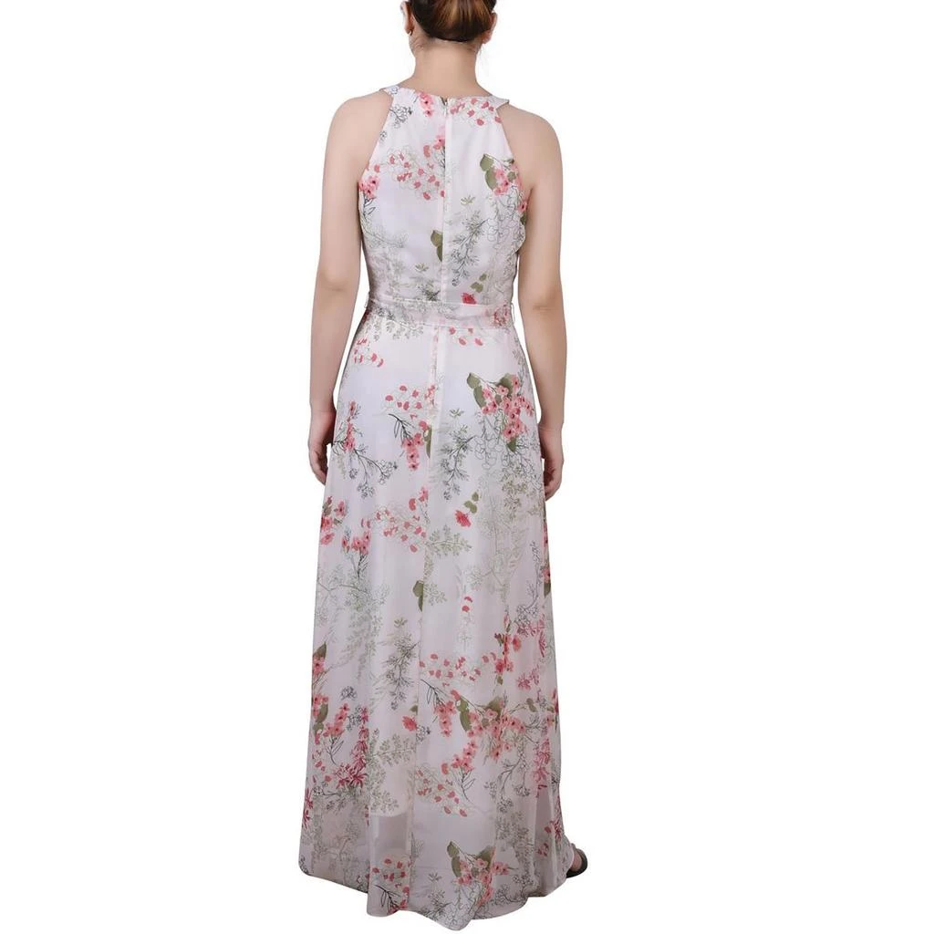 NY Collection Womens Chiffon Floral Maxi Dress 2