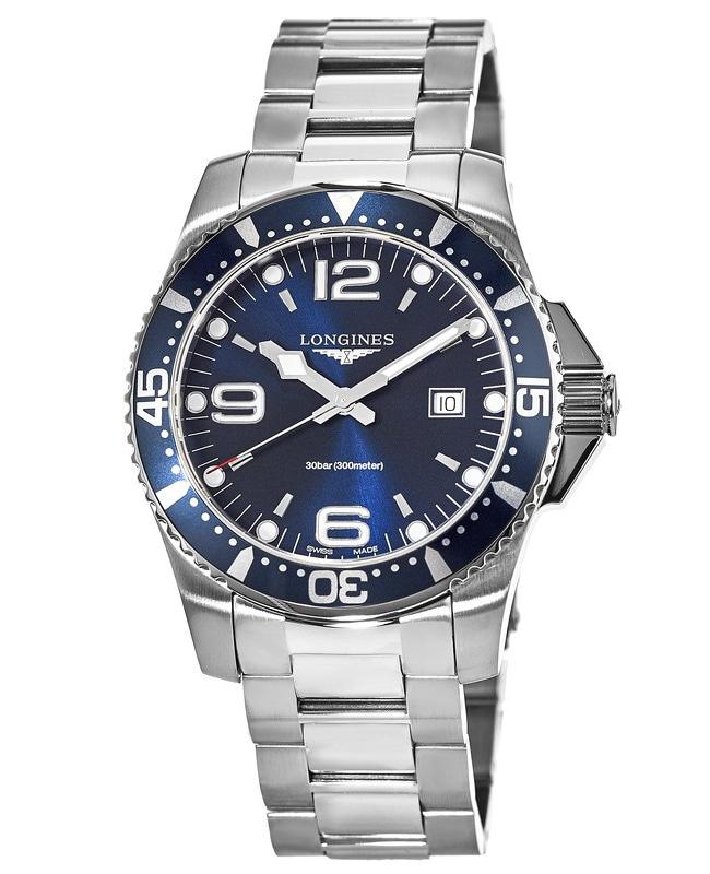 Longines Longines HydroConquest Quartz 44mm Blue Dial Steel Men's Watch L3.840.4.96.6