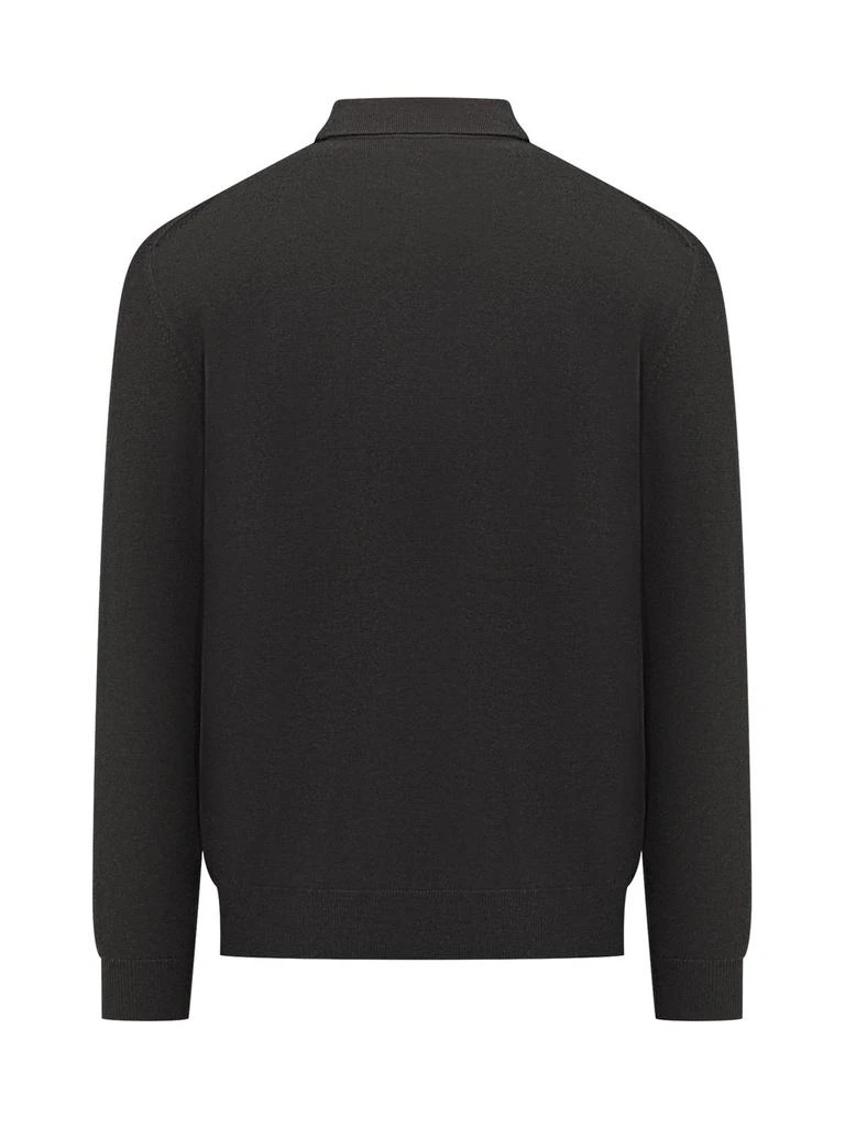 ETRO Etro Logo Embroidered Knit Polo Shirt 2