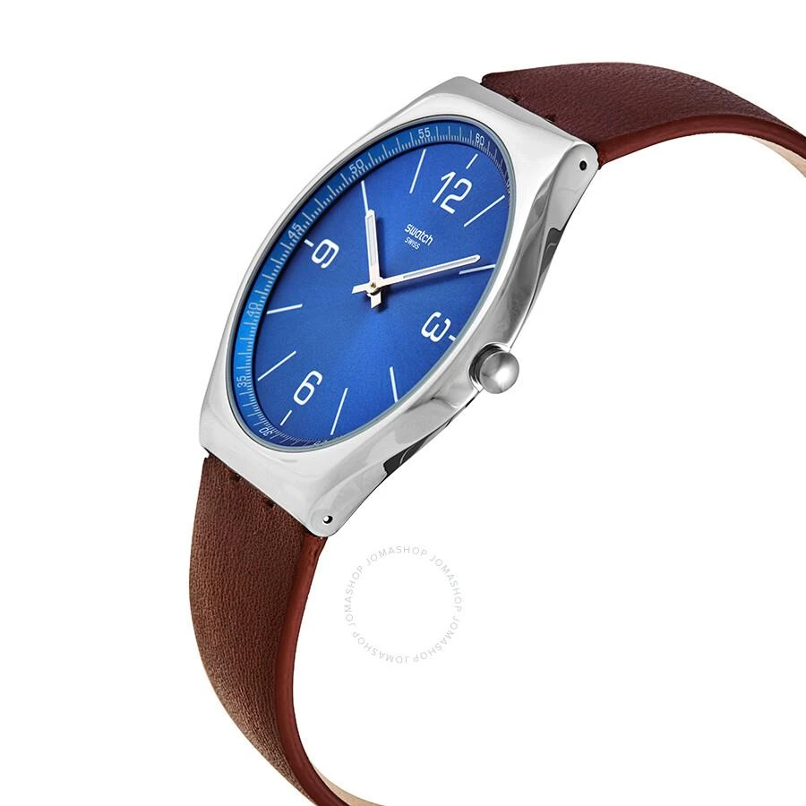 Swatch SKINWIND Sun-brushed Blue Dial Men's Watch SS07S101 2