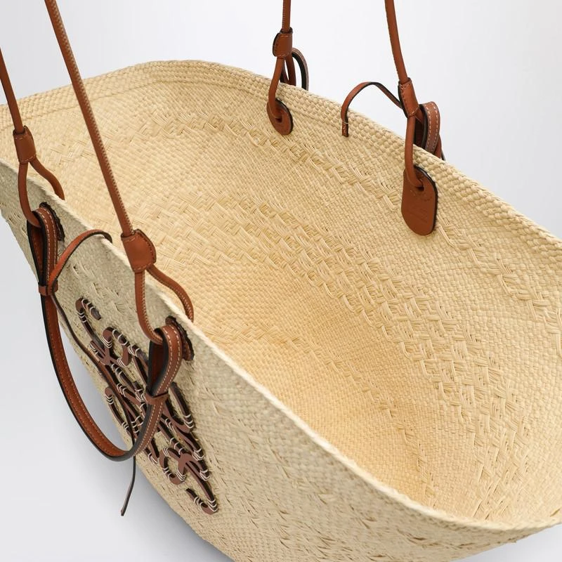 Loewe Large Anagram Basket tote in Iraca Palm 5