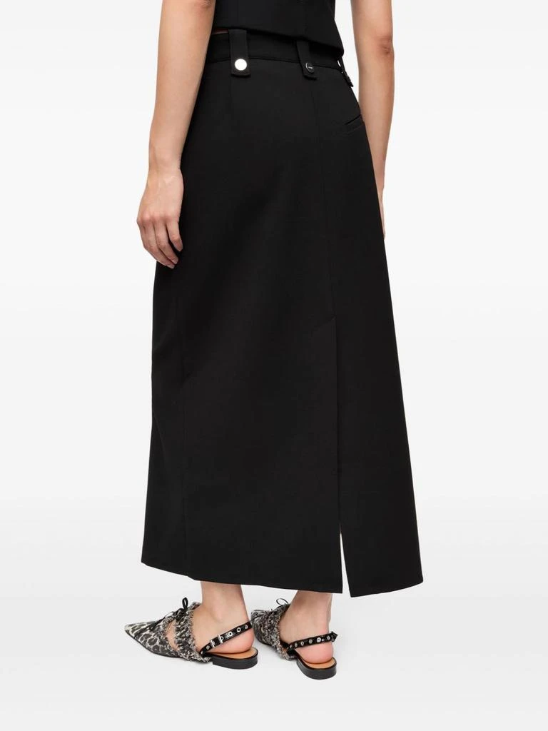 Ganni GANNI - Full-zip Long Skirt 4