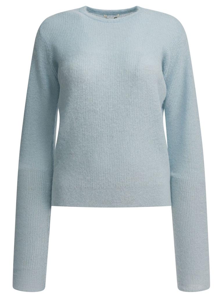 Navy Product Dyed Wool Knit V-Neck Sweater – On Sale Now with Up