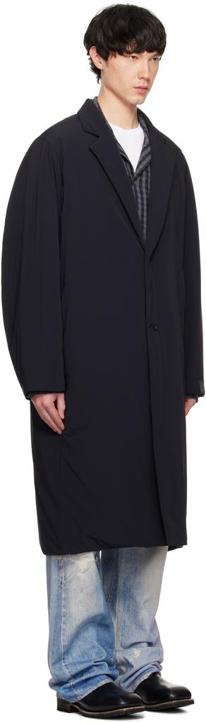 n.hoolywood Black Chesterfield Coat
