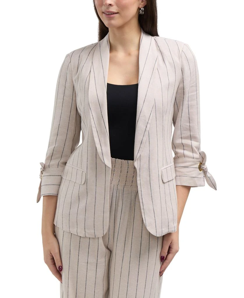 Ellen Tracy Women’s Shawl Collar Blazer with Sleeve Grommet 5