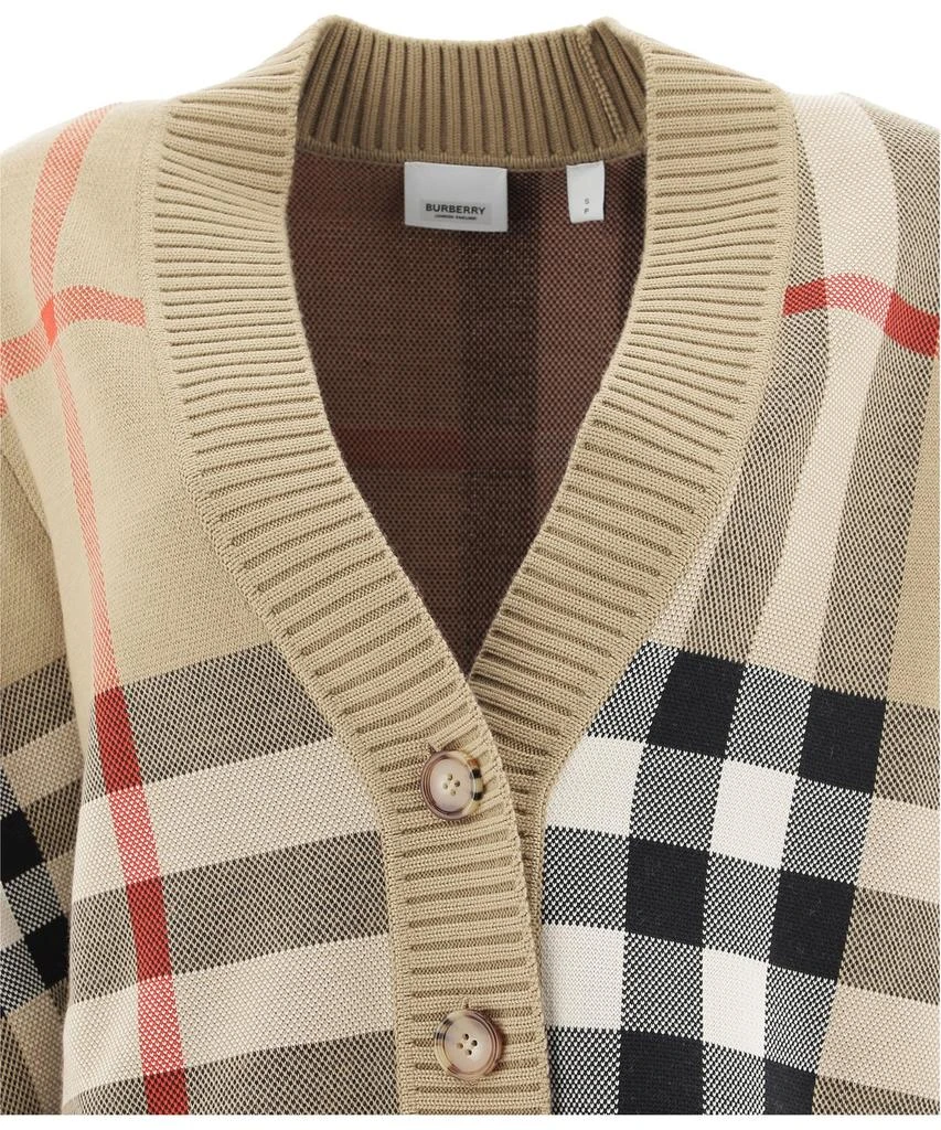 Burberry Burberry Vintage Checked Drop Shoulder Cardigan 3
