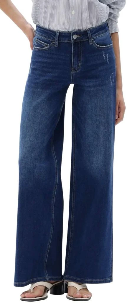 Oneso Oneso - Relaxed Distressed Wide Leg Jeans 2