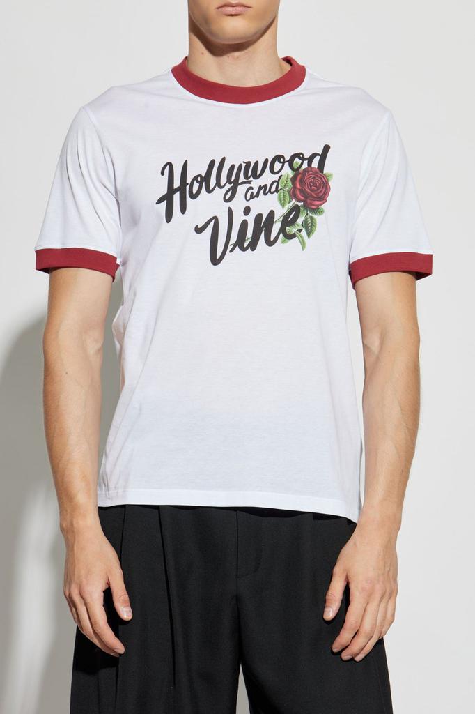 Shop Amiri Hollywood And Vine Printed T-shirt on Sale at