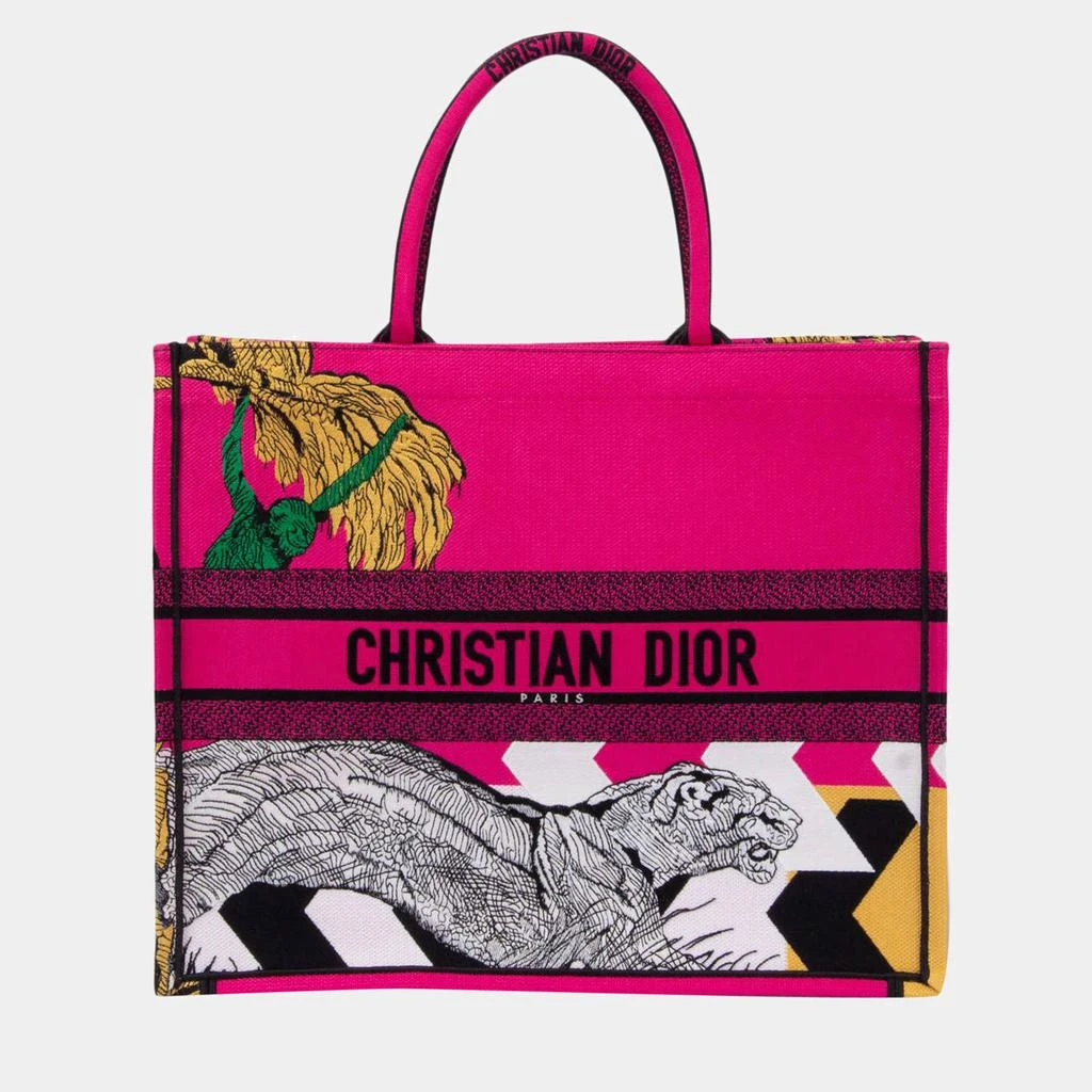 Dior DIOR Multicolor Toile de Jouy Zoom Pop Embroidery LARGE BOOK TOTE M1286ZROH929U 1