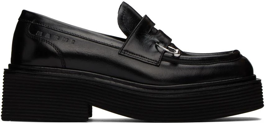 Marni Black Piercing Loafers 1