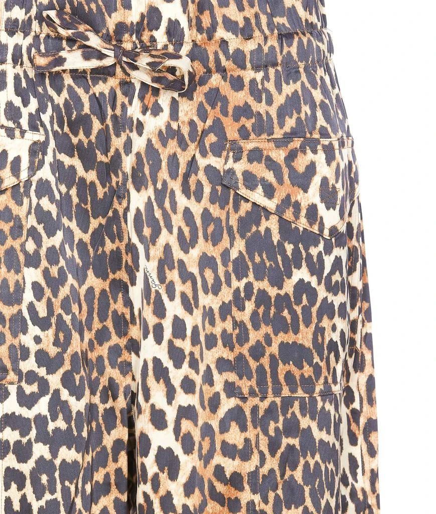 Ganni Leopard Print Pants 4