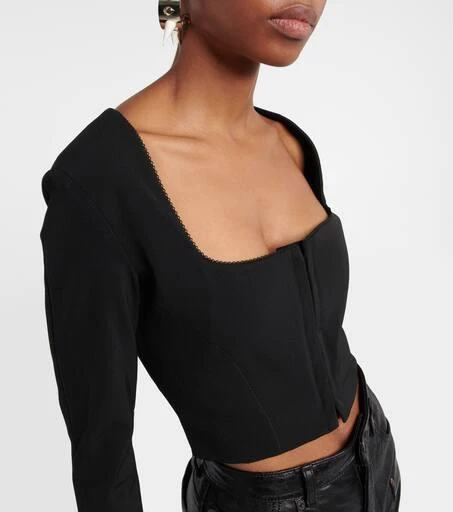 Acne Studios Jersey crop top 4