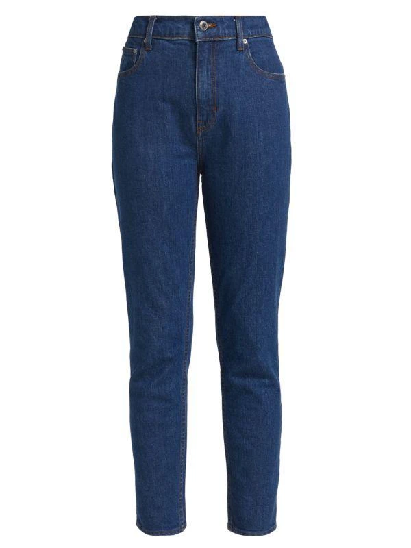 Derek Lam Eden High Rise Slim Fit Cropped Jeans 6