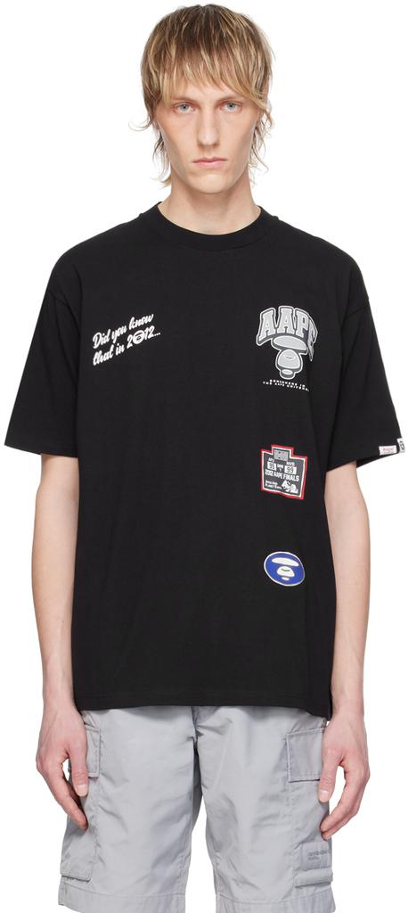 AAPE by A Bathing Ape Black Theme T-Shirt