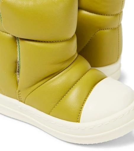 Rick Owens Puffer leather boots 4