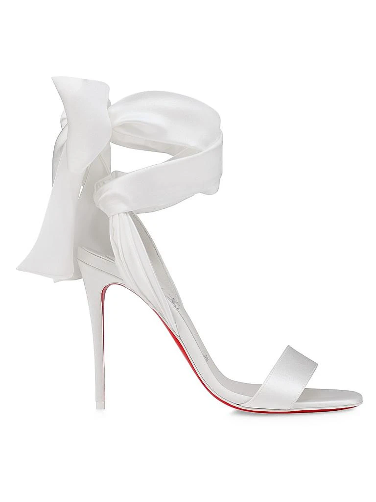 Christian Louboutin Sandale Du Désert 100MM Satin Sandals 1