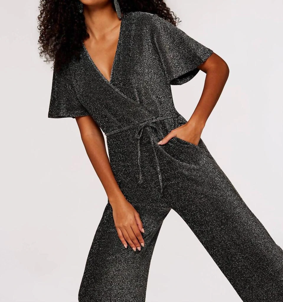 Apricot Apricot - Sparkle Angel Sleeve Jumpsuit 3