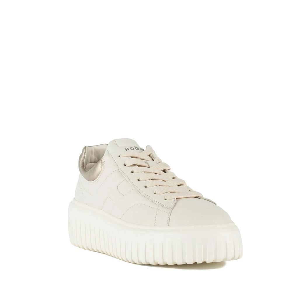 hogan Hogan Sneakers H-Stripes Ivory And Gold 3