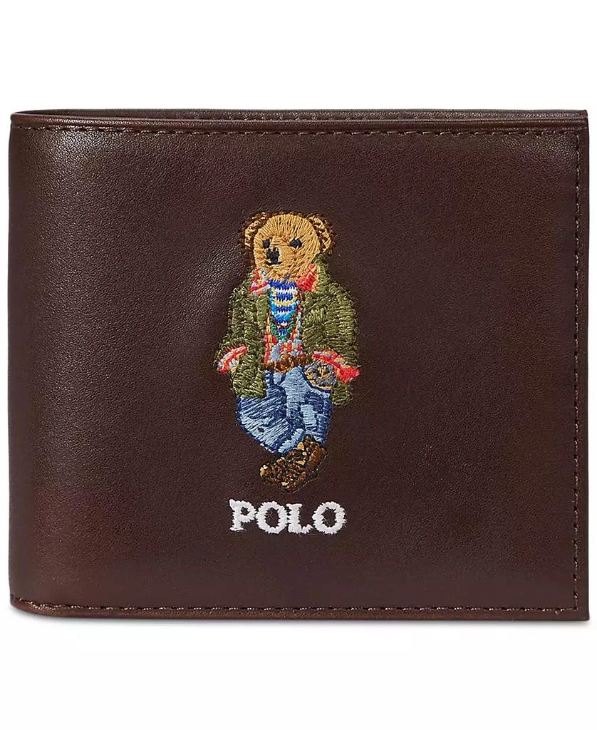 Ralph Lauren Men's Polo Bear Leather Billfold Wallet 1