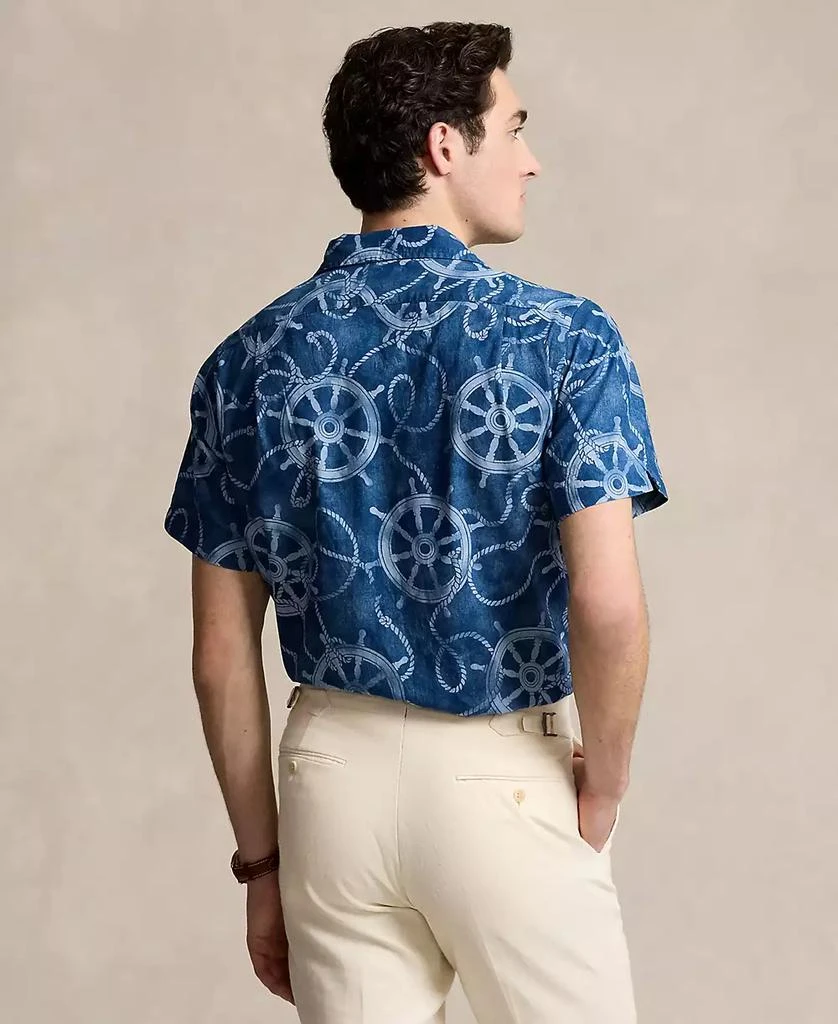 Ralph Lauren Men's Classic-Fit Cotton-Linen Camp Shirt 2