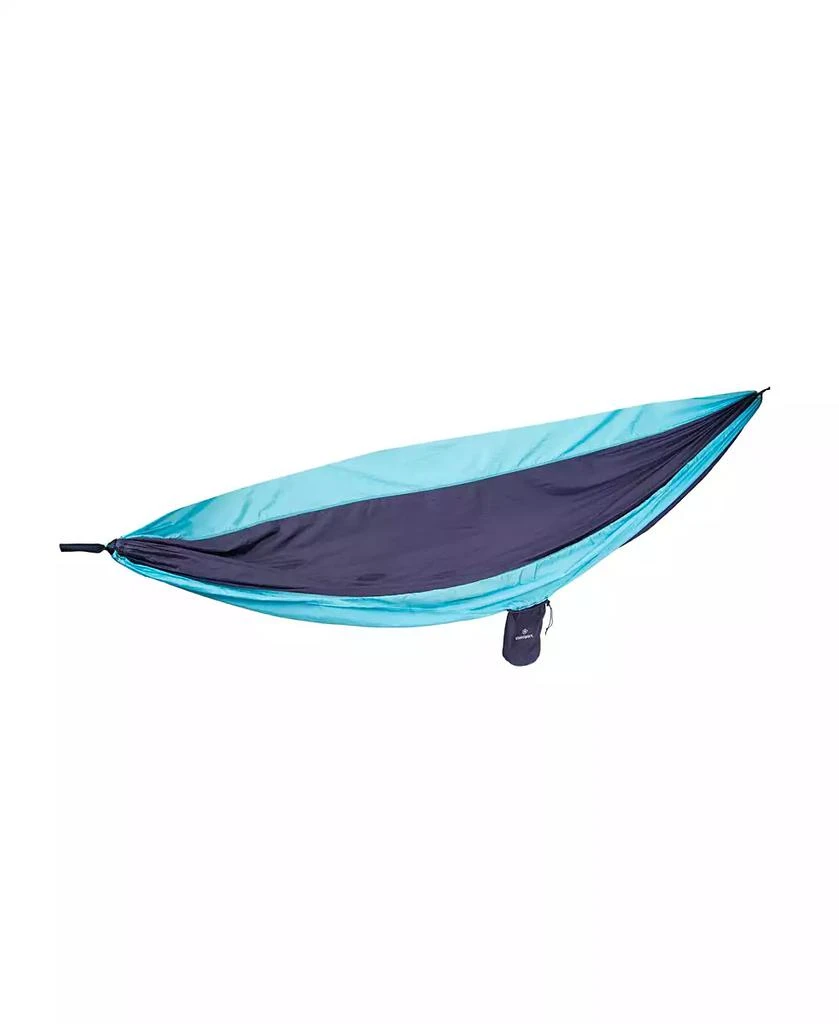 Stansport Double Nylon Hammock - Navy/Light Blue 1