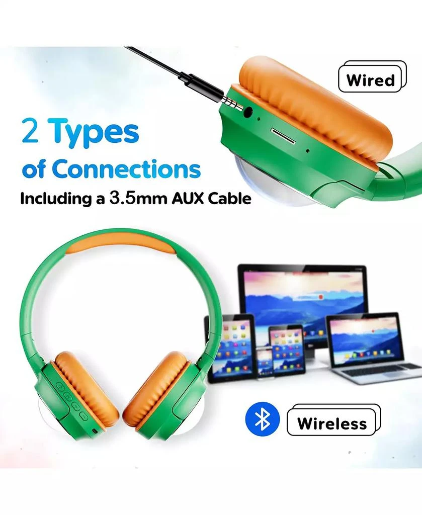 Contixo KB6 Kids Bluetooth Headphones, Safe Sound for Little Ears 3