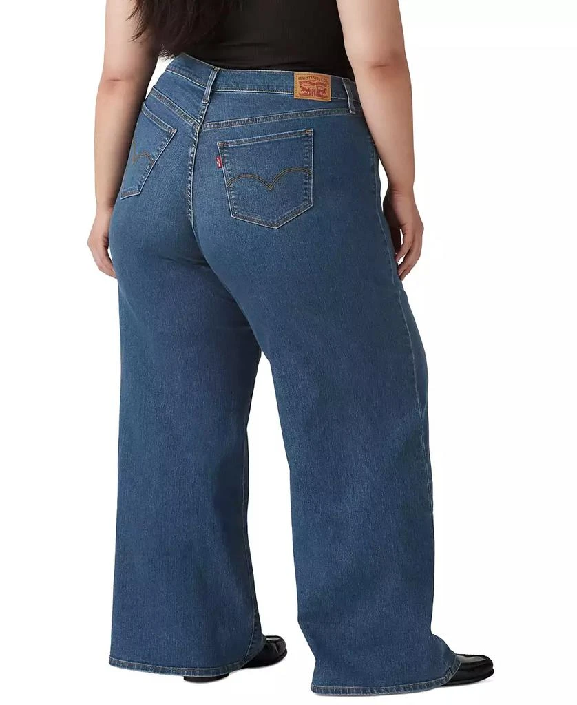 Levi's Plus Size Mid Rise 318 Shaping Wide-Leg Jeans 3