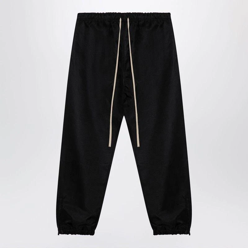Fear of god  TEXTURE BLACK NYLON TROUSERS 1