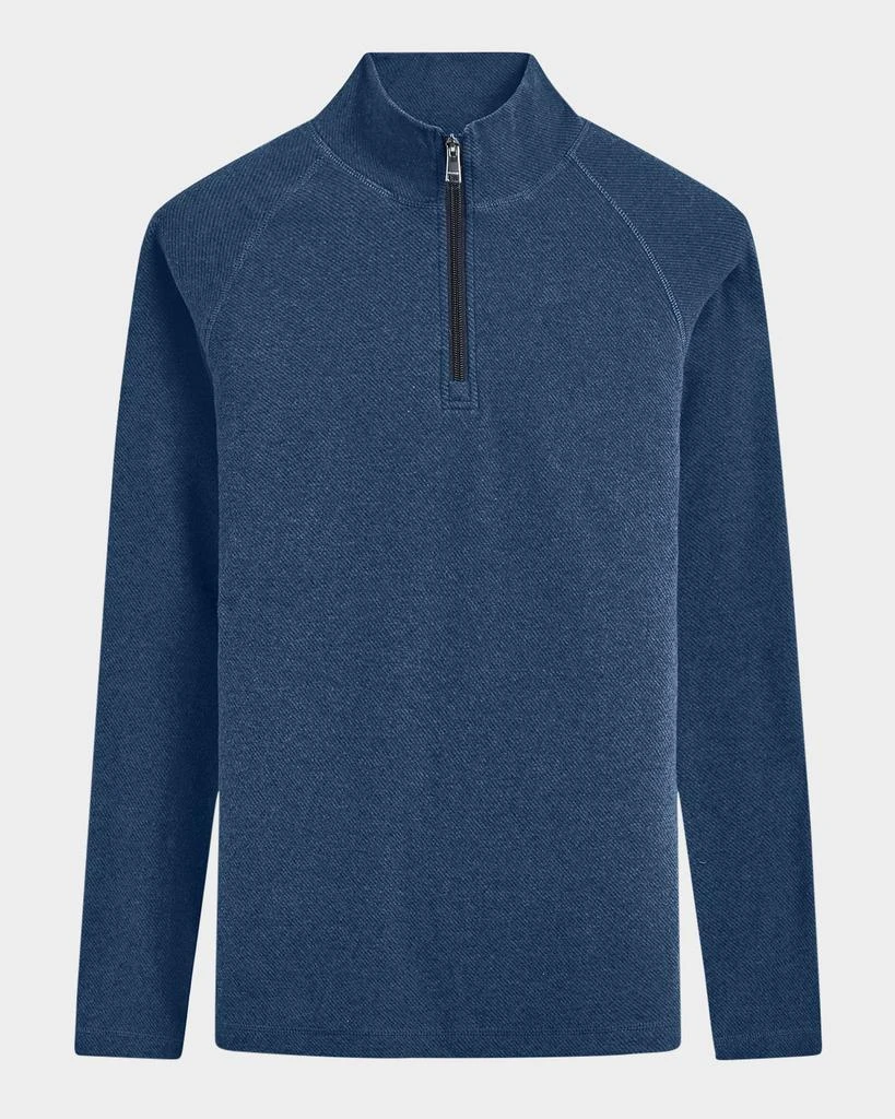 BUGATCHI Men's Quarter-Zip Knit Sweater 1