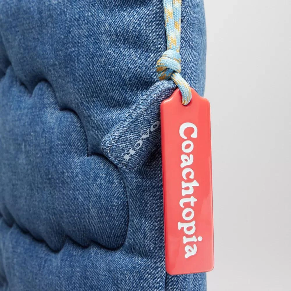 Coach Flat Tote With Cloud Quilting 8