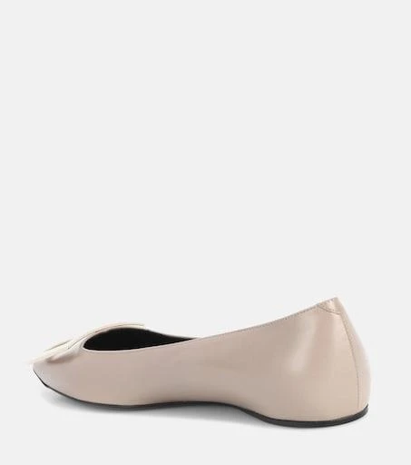 Roger Vivier Belle Vivier leather ballet flats 2