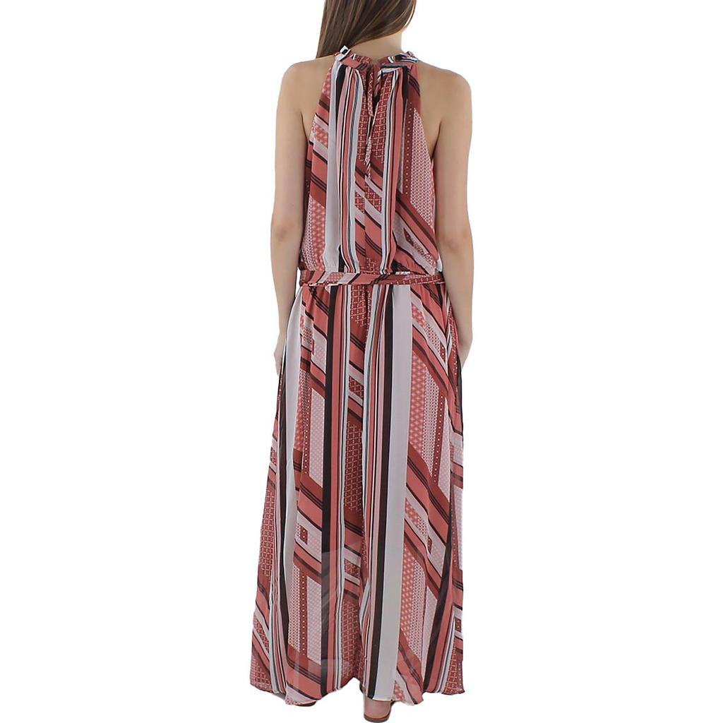 City Chic Womens Printed Chiffon Maxi Dress