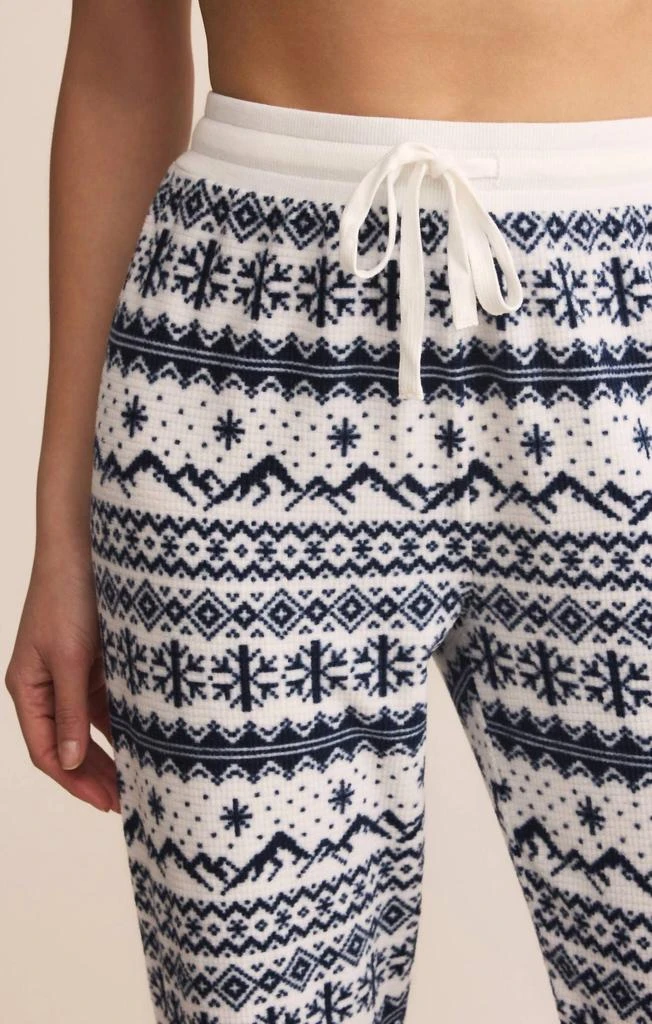 Z Supply Z Supply - Luxe Twilight Fairisle Jogger 4