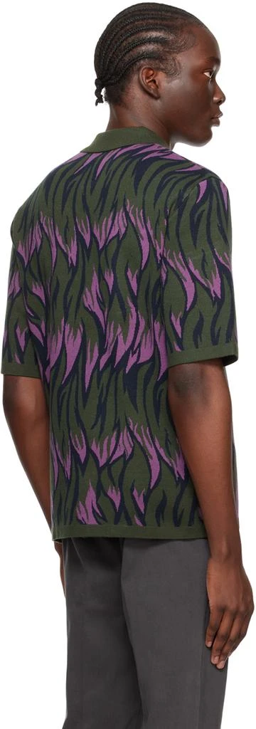 Samsøe Samsøe Purple & Green Garam Polo 3
