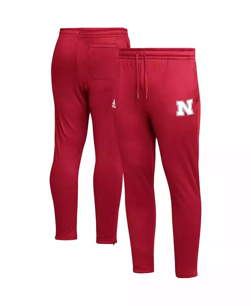 Adidas Men's Scarlet Nebraska Huskers AEROREADY Tapered Pants