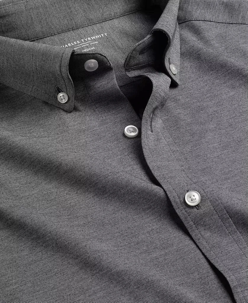 Charles Tyrwhitt Men's Four-Way Stretch Jersey Button Down Shirt 4