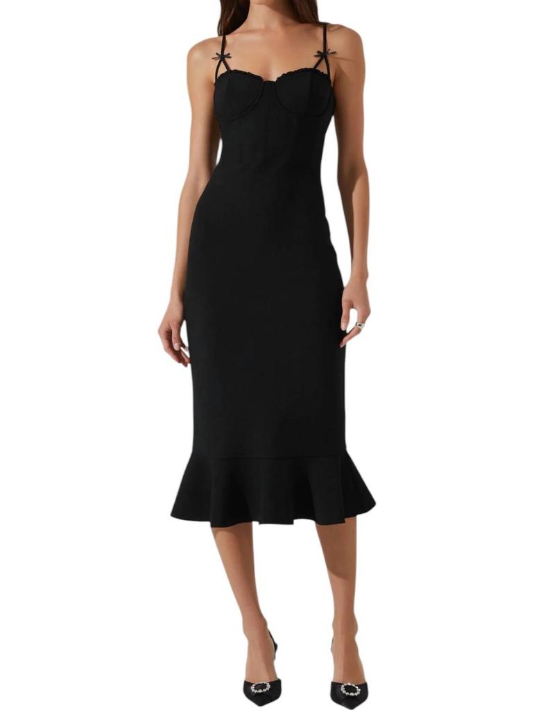 ASTR Adana Dress In Black