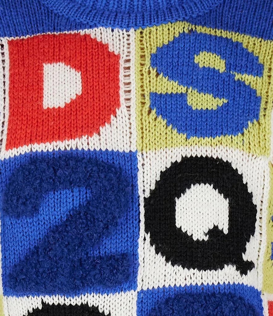 DSQUARED2 Logo Intarsia-knit Crewneck Jumper 3